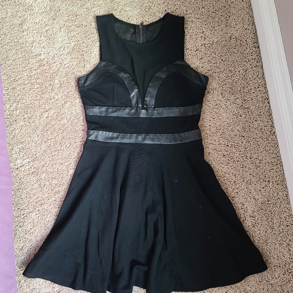 Black Dress, Flare,M